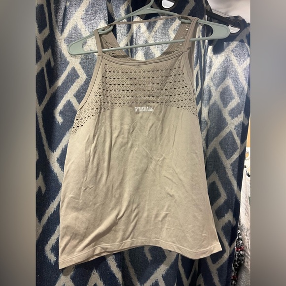 Gymshark Energy Loose Tank Tan Size S - Picture 1 of 10
